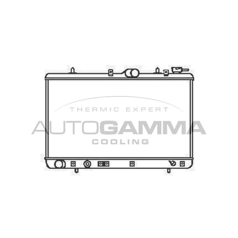 Radiateur, refroidissement du moteur AUTOGAMMA 104061
