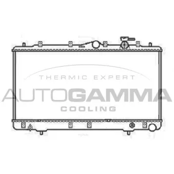 Radiateur, refroidissement du moteur AUTOGAMMA 104063