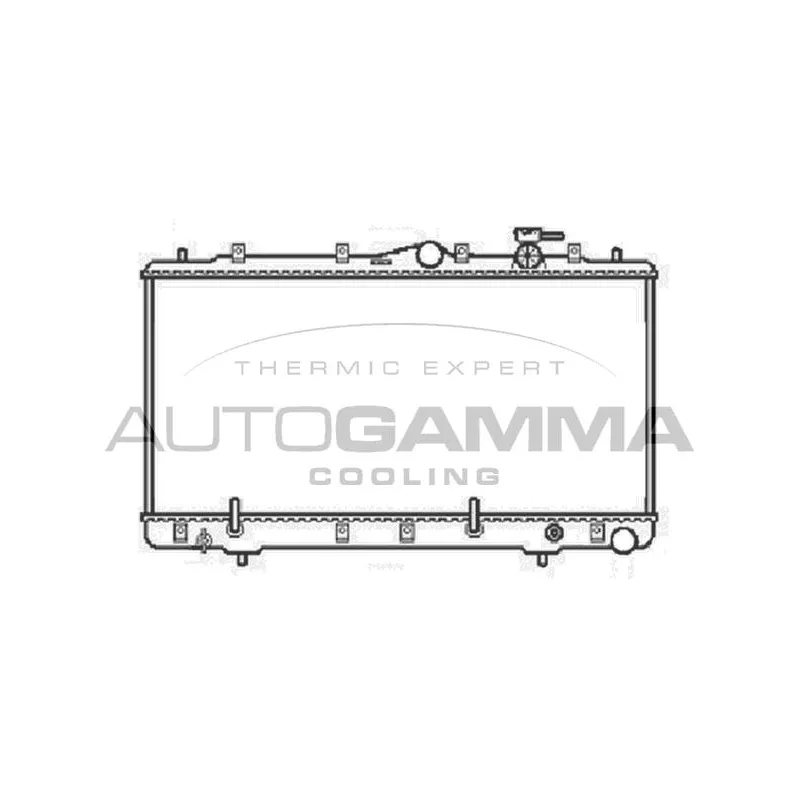 Radiateur, refroidissement du moteur AUTOGAMMA 104064