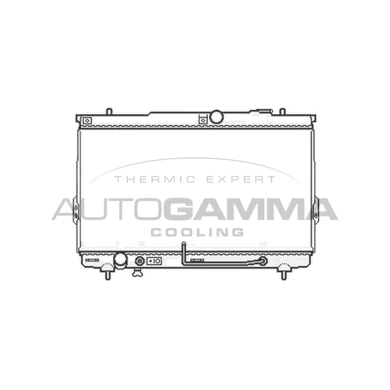 Radiateur, refroidissement du moteur AUTOGAMMA 104065