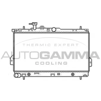 Radiateur, refroidissement du moteur AUTOGAMMA 104067