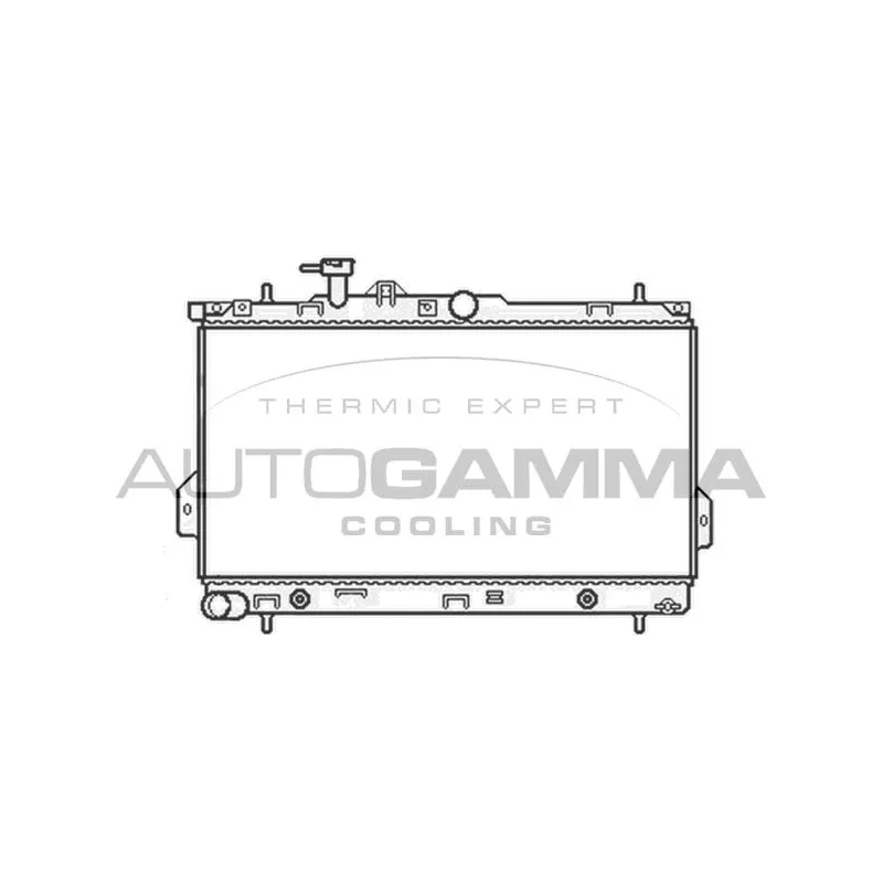 Radiateur, refroidissement du moteur AUTOGAMMA 104067