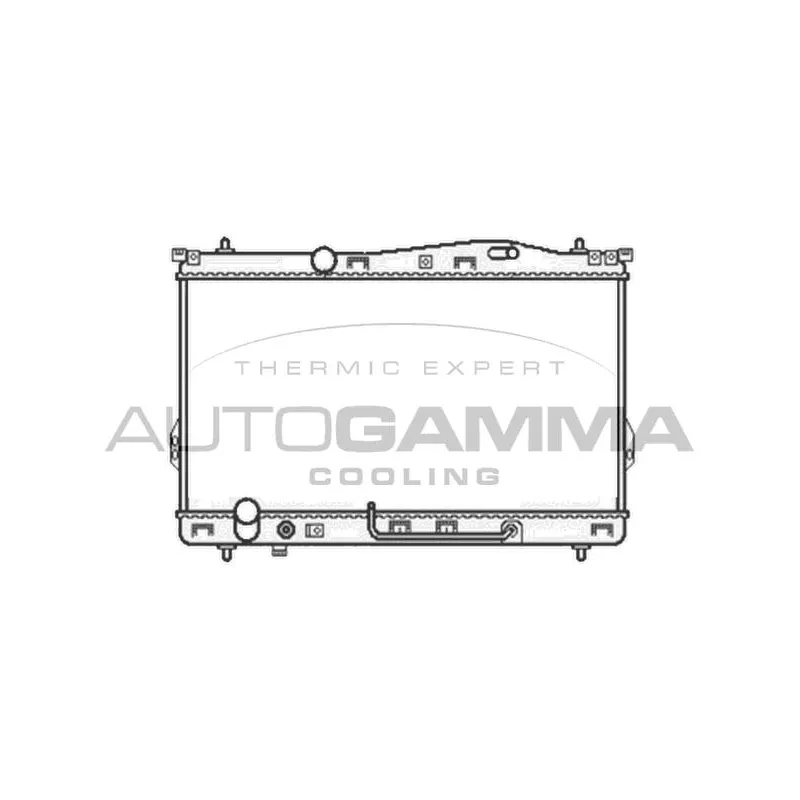 Radiateur, refroidissement du moteur AUTOGAMMA 104068