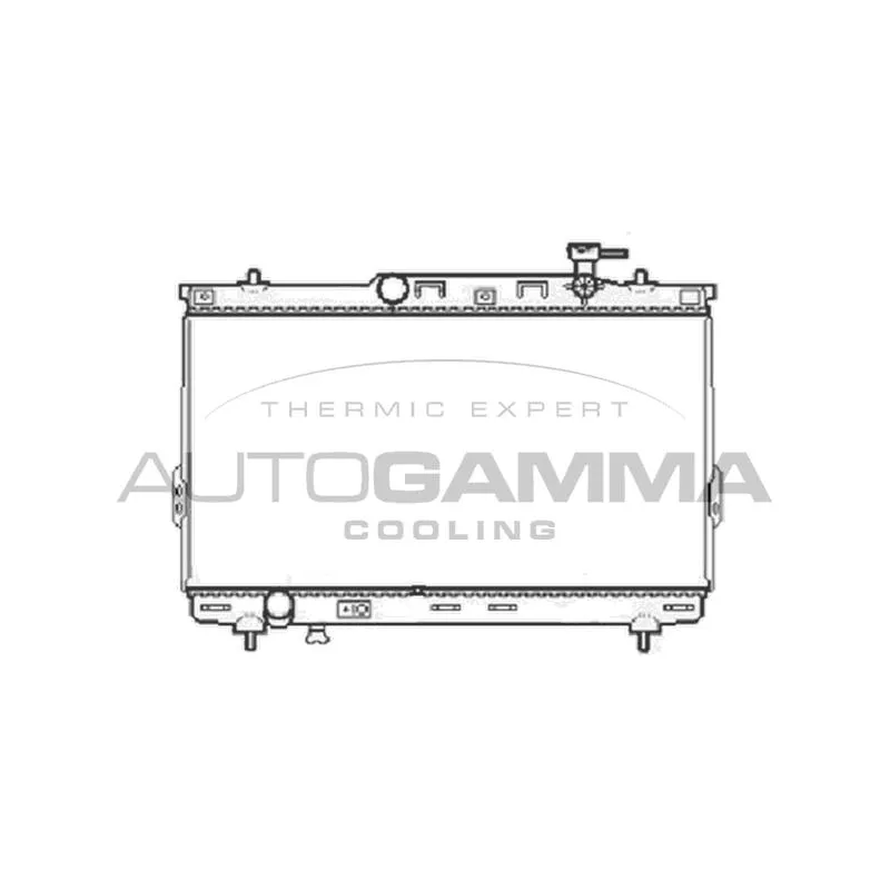 Radiateur, refroidissement du moteur AUTOGAMMA 104069