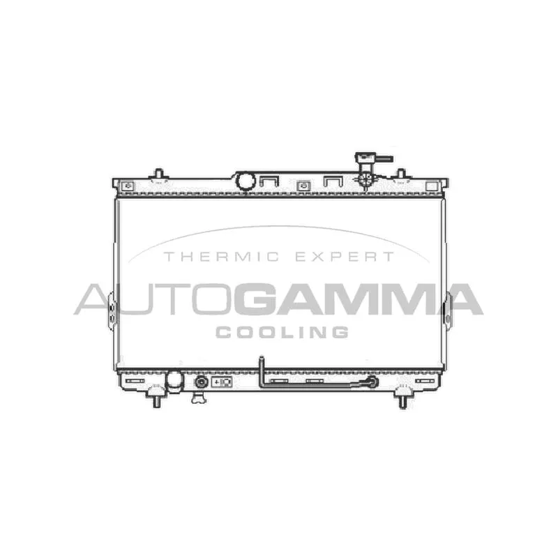 Radiateur, refroidissement du moteur AUTOGAMMA 104070