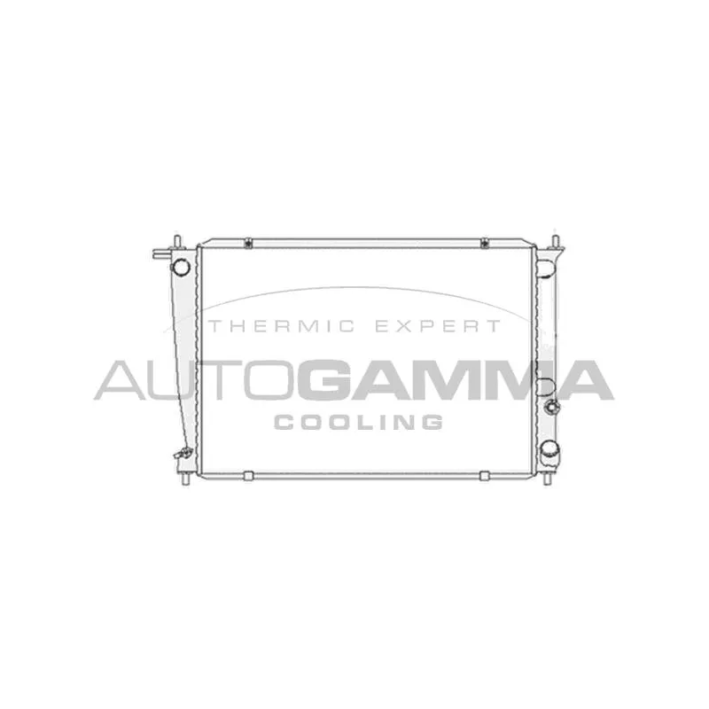 Radiateur, refroidissement du moteur AUTOGAMMA 104071