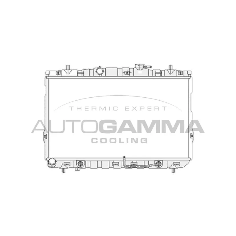 Radiateur, refroidissement du moteur AUTOGAMMA 104077