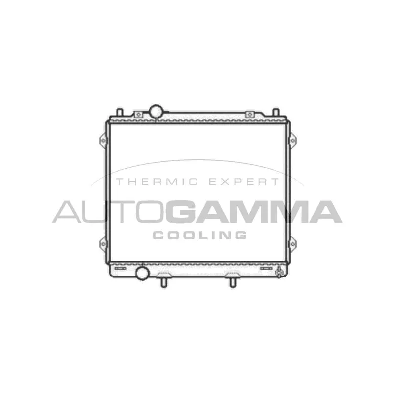 Radiateur, refroidissement du moteur AUTOGAMMA 104079