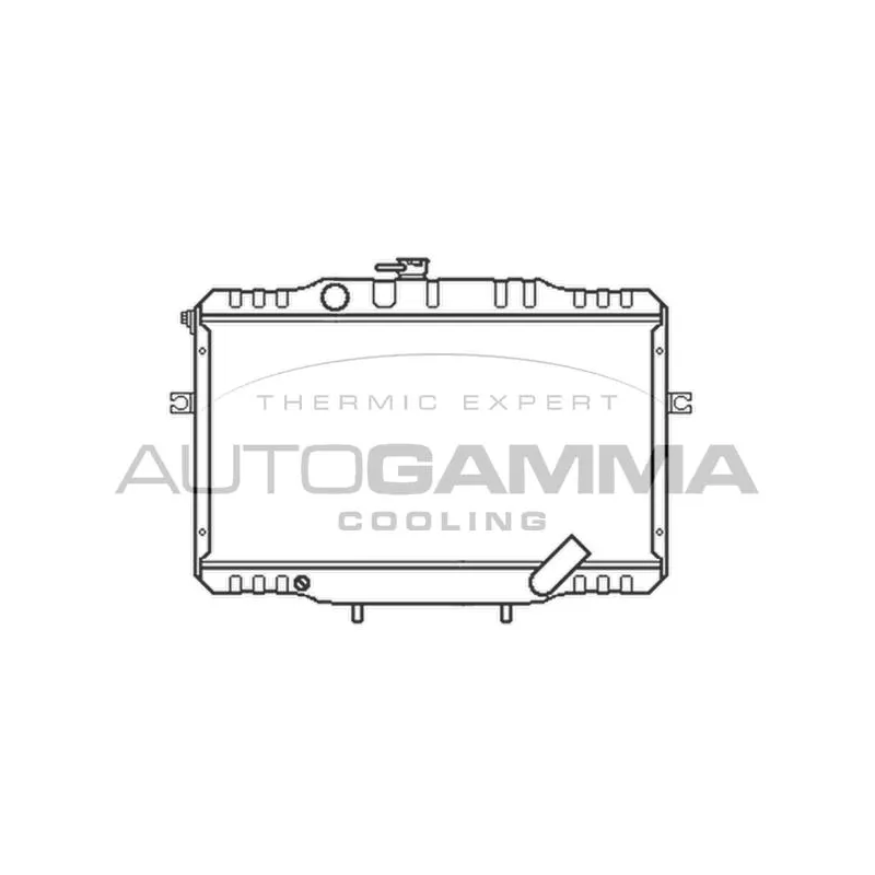 Radiateur, refroidissement du moteur AUTOGAMMA 104080