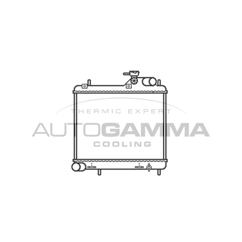 Radiateur, refroidissement du moteur AUTOGAMMA 104082