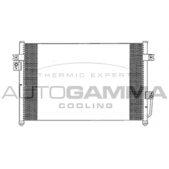 Condenseur, climatisation AUTOGAMMA 104095