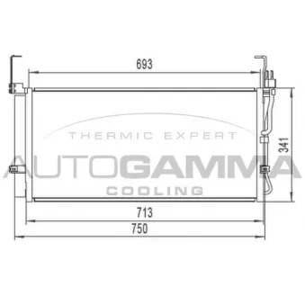Condenseur, climatisation AUTOGAMMA