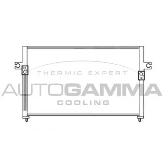 Condenseur, climatisation AUTOGAMMA 104098