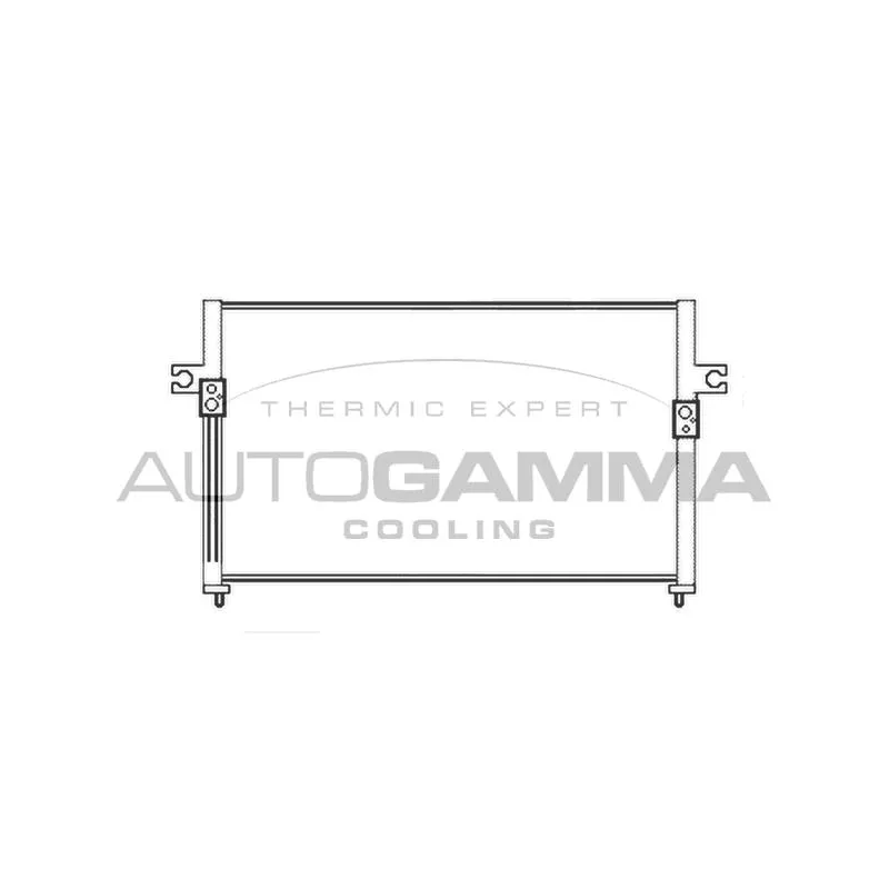 Condenseur, climatisation AUTOGAMMA 104098