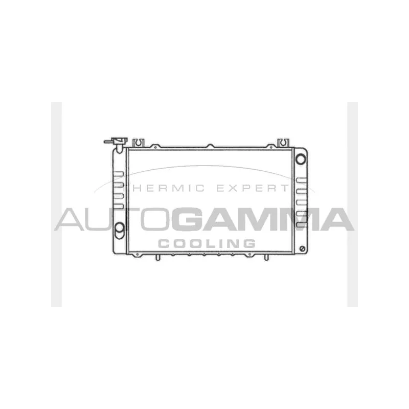 Radiateur, refroidissement du moteur AUTOGAMMA 104101