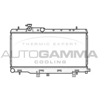 Radiateur, refroidissement du moteur AUTOGAMMA 104105