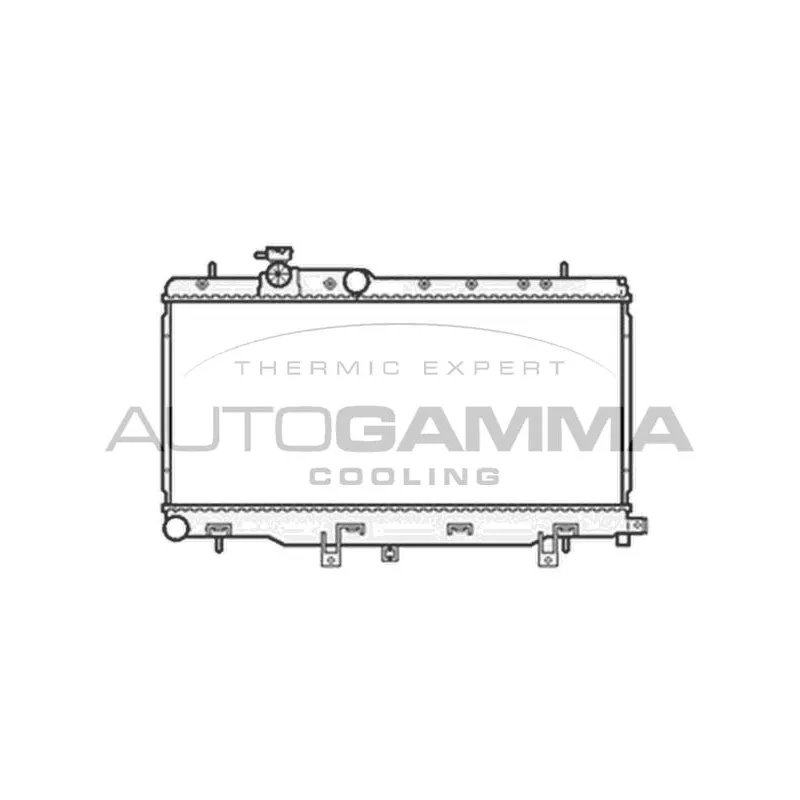 Radiateur, refroidissement du moteur AUTOGAMMA 104105