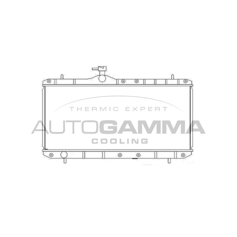 Radiateur, refroidissement du moteur AUTOGAMMA 104106