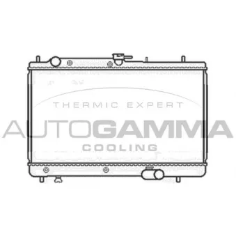 Radiateur, refroidissement du moteur AUTOGAMMA 104107