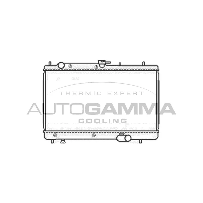 Radiateur, refroidissement du moteur AUTOGAMMA 104107