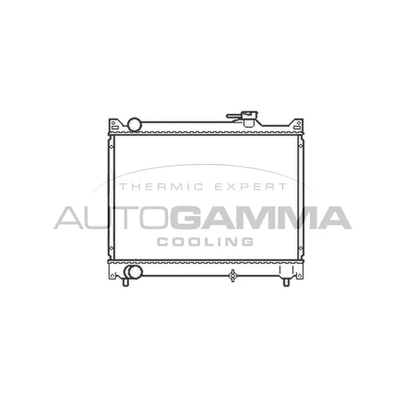 Radiateur, refroidissement du moteur AUTOGAMMA 104108