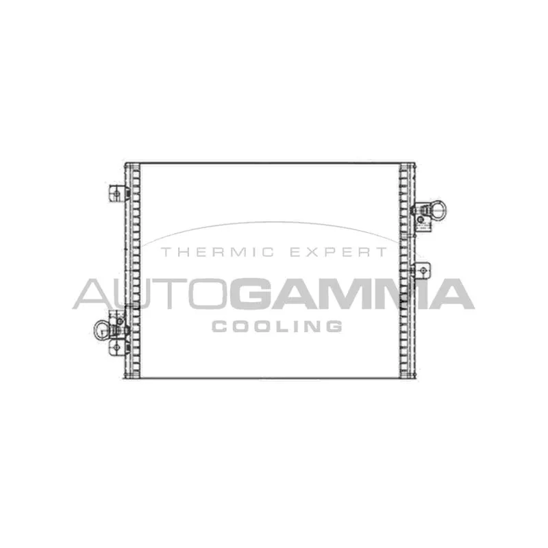 Condenseur, climatisation AUTOGAMMA 104109
