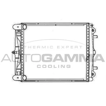 Radiateur, refroidissement du moteur AUTOGAMMA 104114