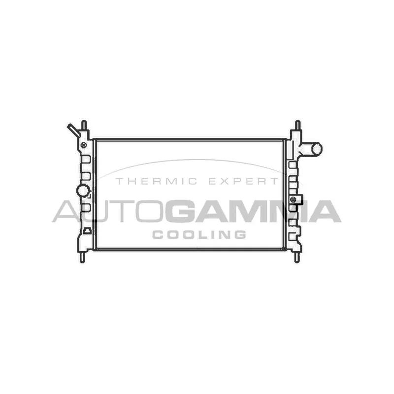 Radiateur, refroidissement du moteur AUTOGAMMA 104116