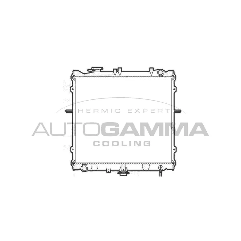 Radiateur, refroidissement du moteur AUTOGAMMA 104119
