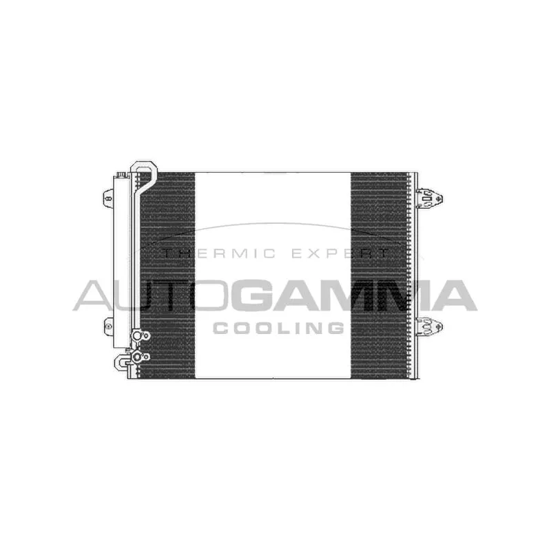 Condenseur, climatisation AUTOGAMMA 104129