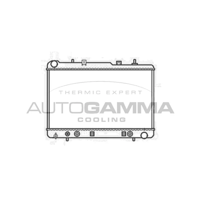 Radiateur, refroidissement du moteur AUTOGAMMA 104131
