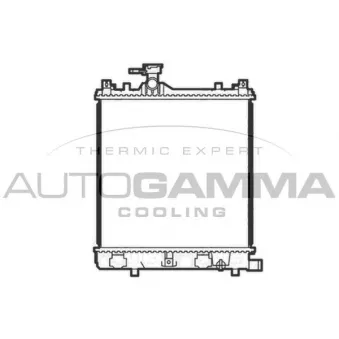 Radiateur, refroidissement du moteur AUTOGAMMA 104132
