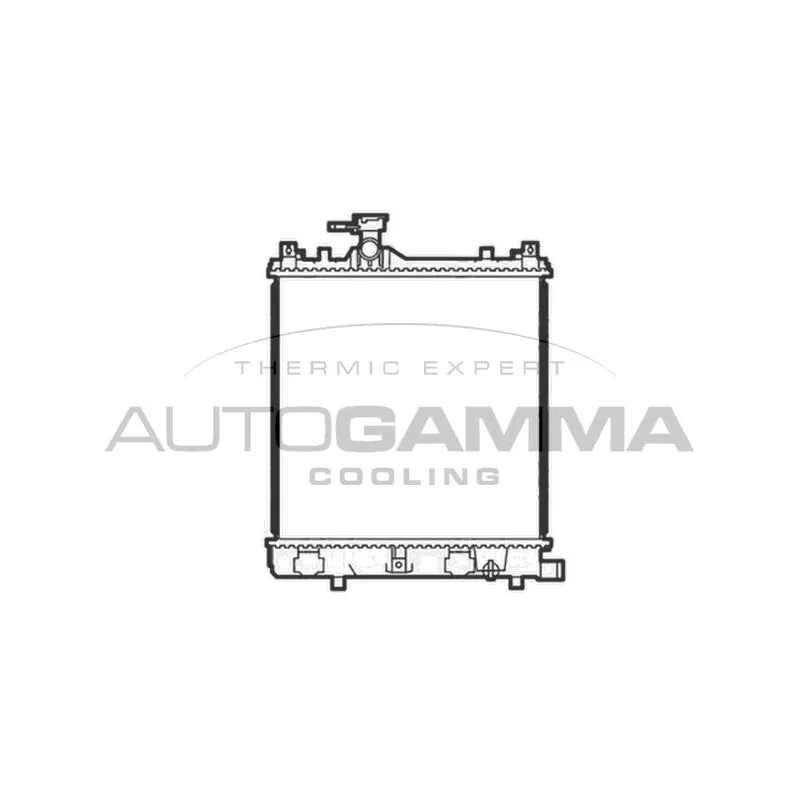Radiateur, refroidissement du moteur AUTOGAMMA 104132