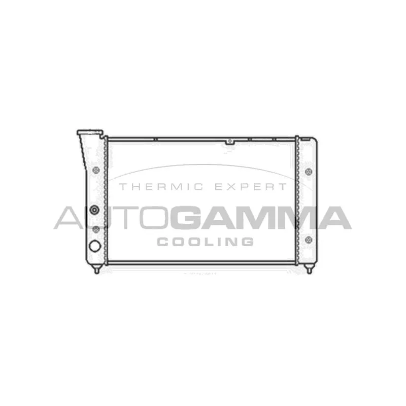 Radiateur, refroidissement du moteur AUTOGAMMA 104135