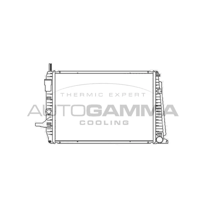 Radiateur, refroidissement du moteur AUTOGAMMA 104137