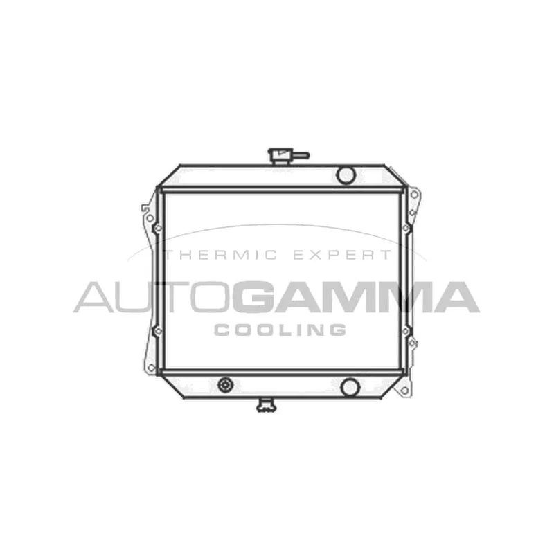 Radiateur, refroidissement du moteur AUTOGAMMA 104142