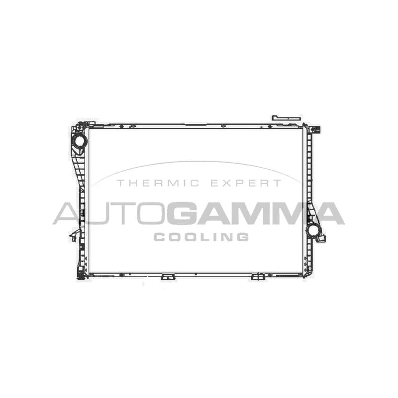 Radiateur, refroidissement du moteur AUTOGAMMA 104143