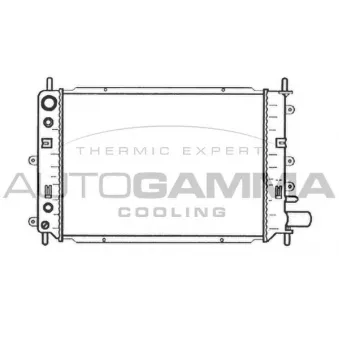 Radiateur, refroidissement du moteur AUTOGAMMA 104144