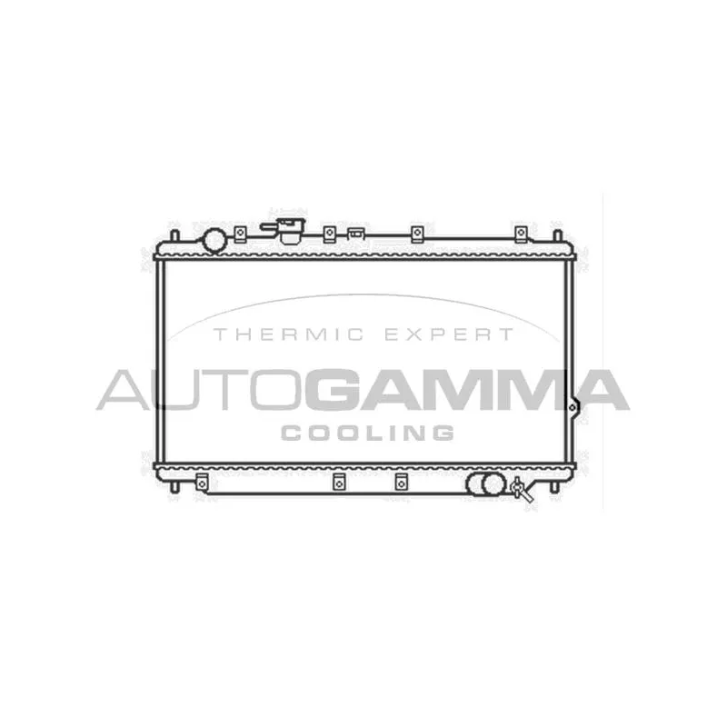 Radiateur, refroidissement du moteur AUTOGAMMA 104146
