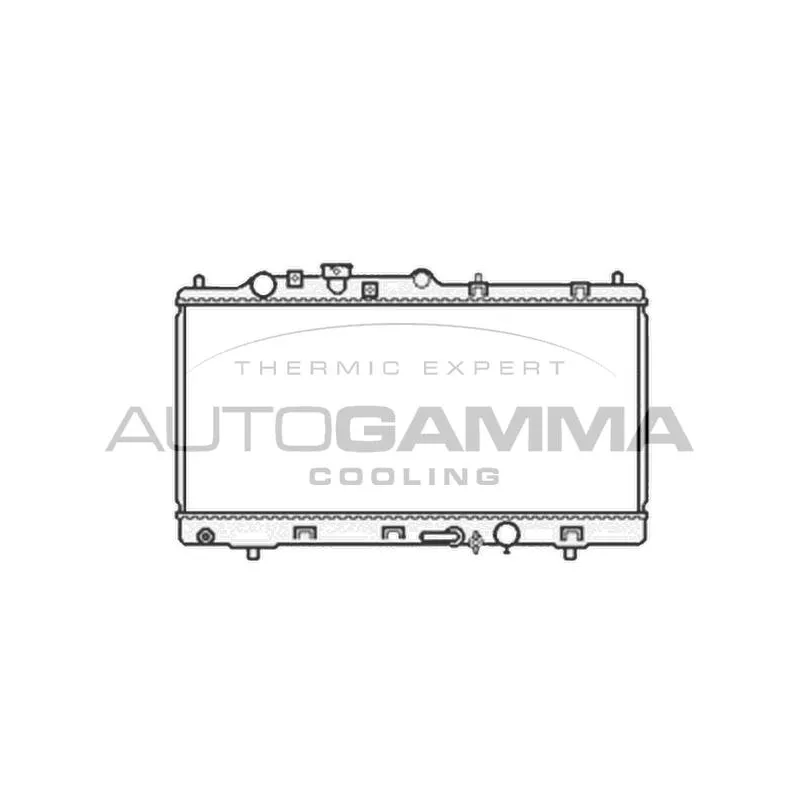 Radiateur, refroidissement du moteur AUTOGAMMA 104147
