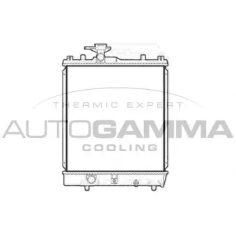 Radiateur, refroidissement du moteur AUTOGAMMA 104148