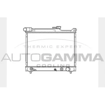Radiateur, refroidissement du moteur AUTOGAMMA 104149