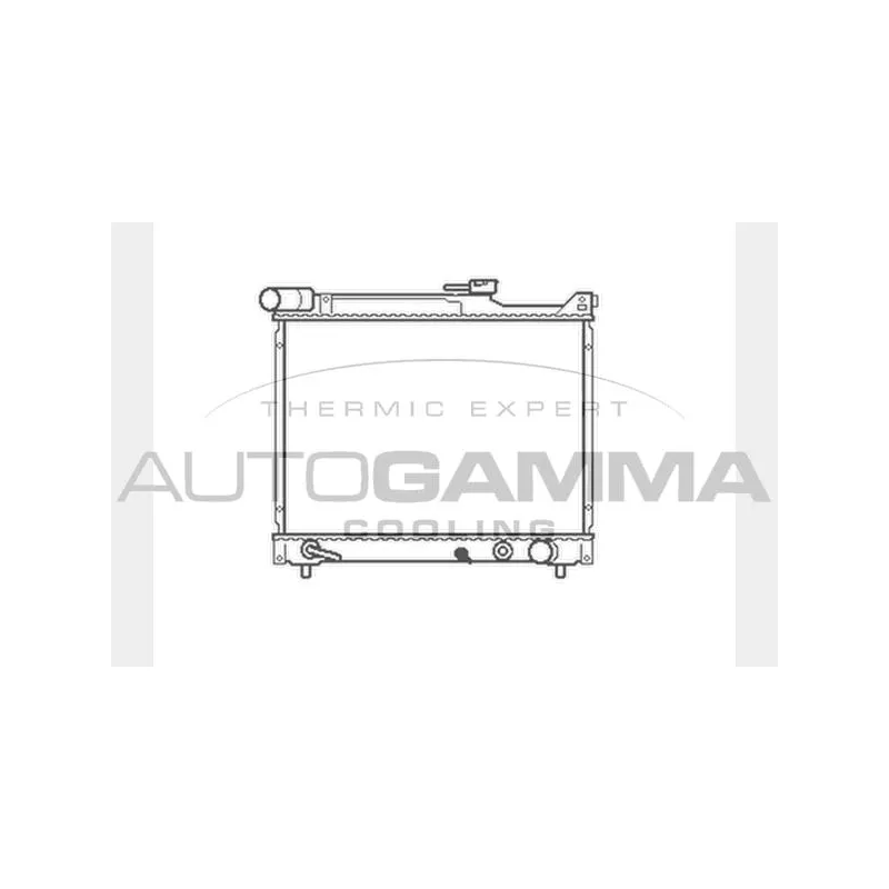 Radiateur, refroidissement du moteur AUTOGAMMA 104149