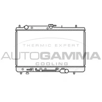 Radiateur, refroidissement du moteur AUTOGAMMA 104153