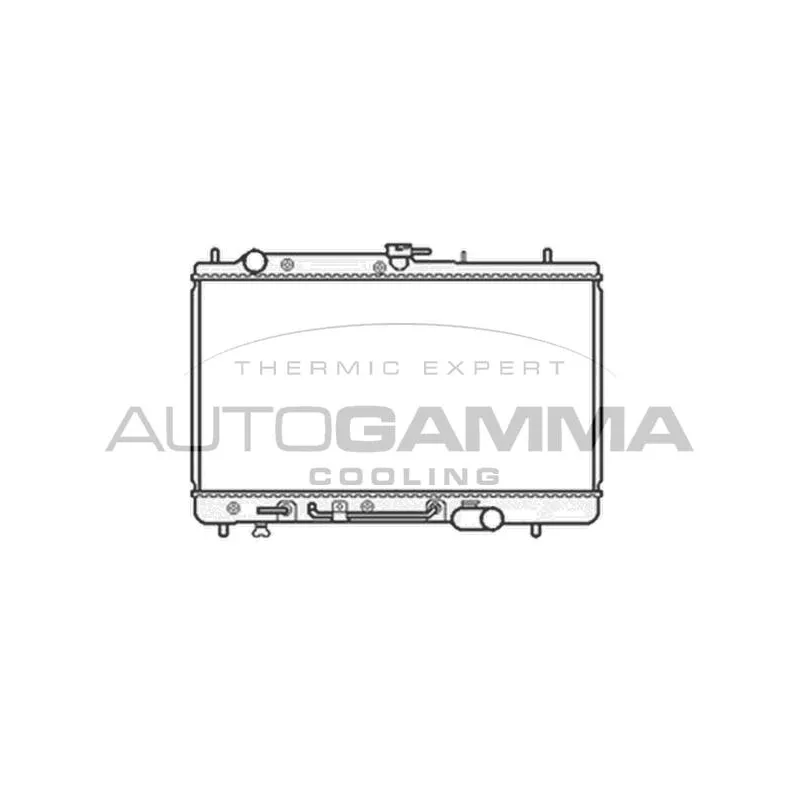 Radiateur, refroidissement du moteur AUTOGAMMA 104153