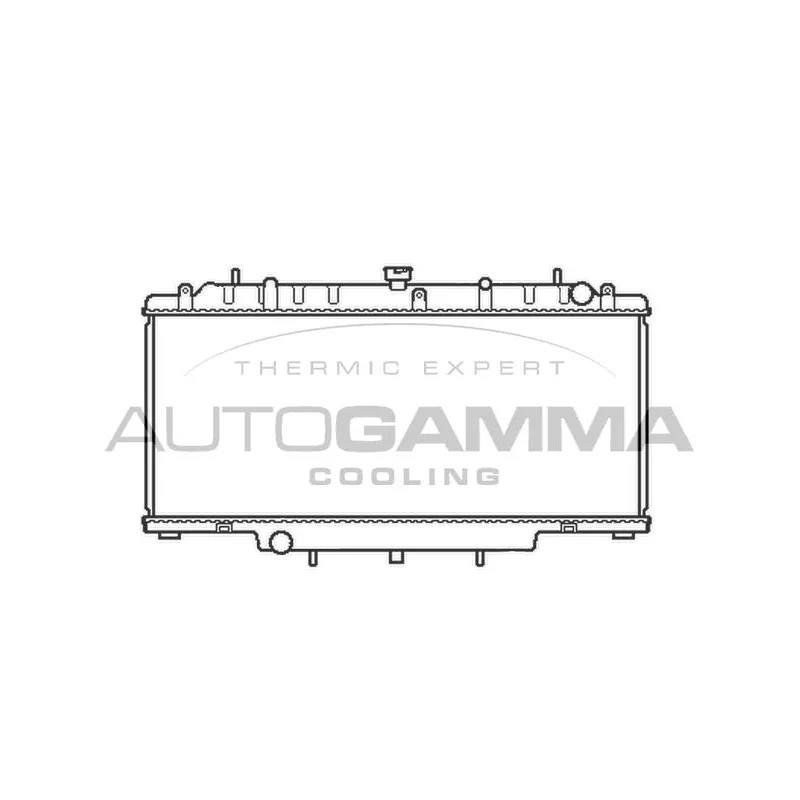 Radiateur, refroidissement du moteur AUTOGAMMA 104157