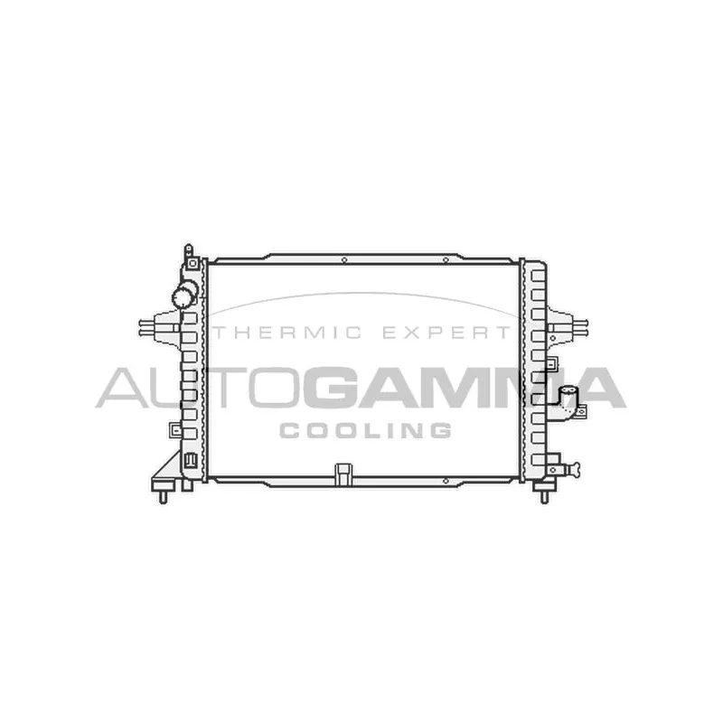 Radiateur, refroidissement du moteur AUTOGAMMA 104158