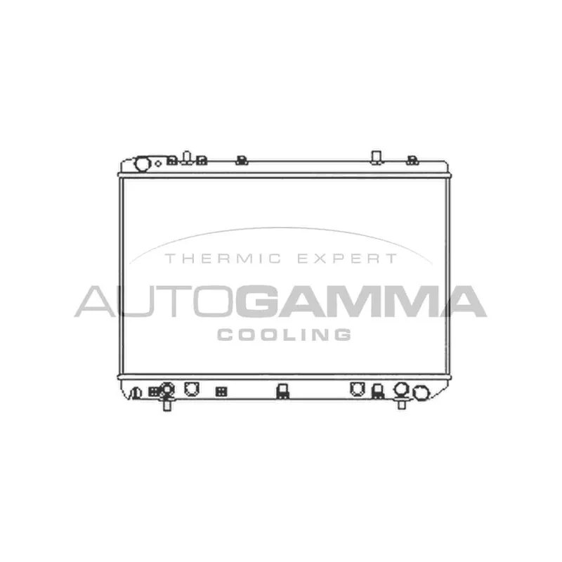Radiateur, refroidissement du moteur AUTOGAMMA 104159