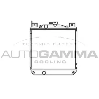 Radiateur, refroidissement du moteur AUTOGAMMA 104160