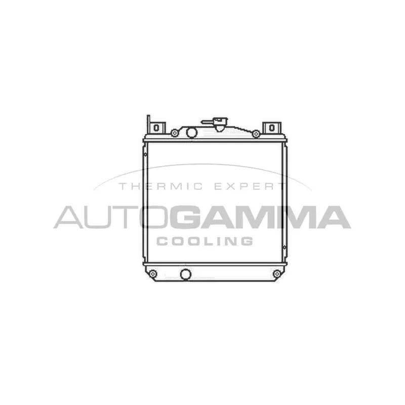 Radiateur, refroidissement du moteur AUTOGAMMA 104160